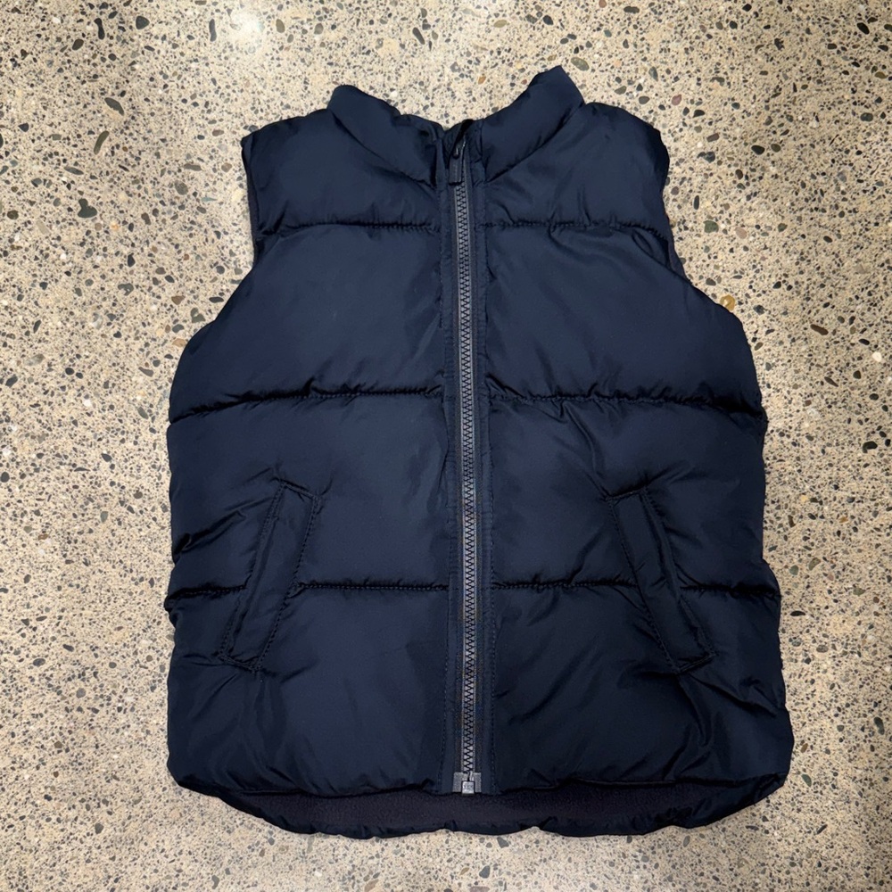 Old Navy Navy Blue Kids Puffer Vest